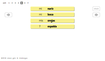 spanish vocabulary more basic parts of the body intelengua